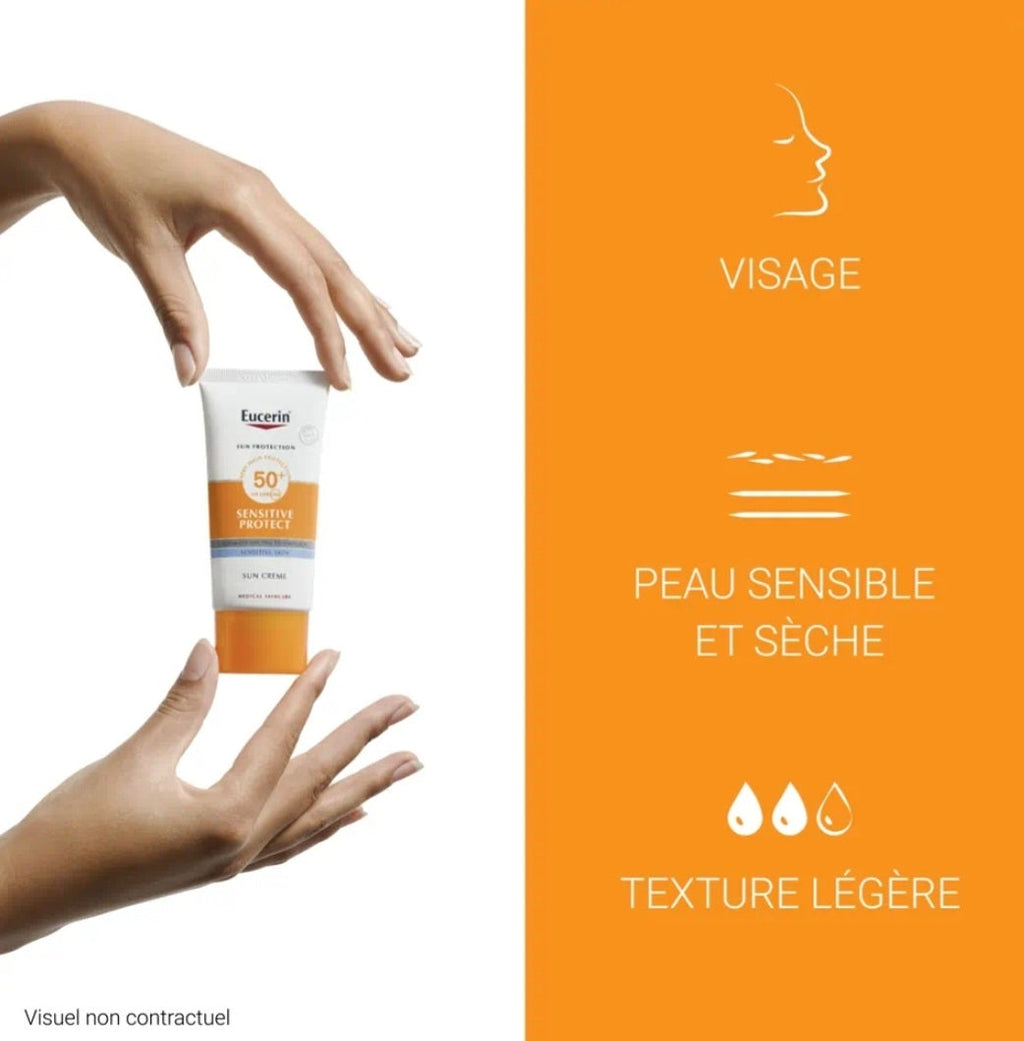 EUCERIN - ECRAN SOLAIRE SENSITIVE PROTECT SUN CRÈME SPF 50+ - 50ml
