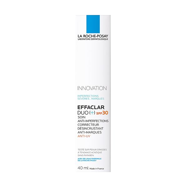 LA ROCHE-POSAY - Effaclar Duo+ Soin Anti-Imperfections SPF30 Peau Grasse Acnéique - 40ml