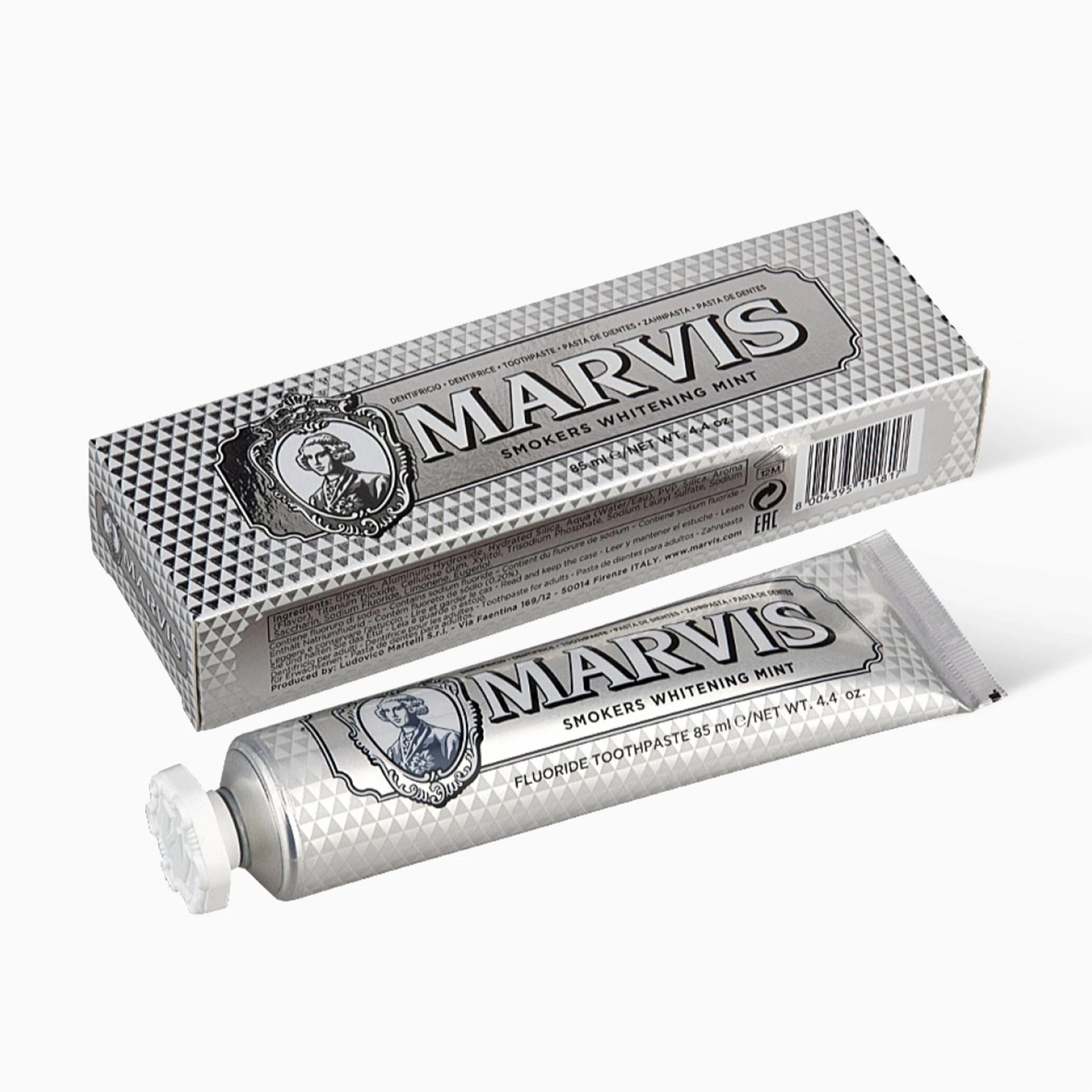 MARVIS - Smokers Blanchissant Menthe, Mint Toothpaste - 85ml