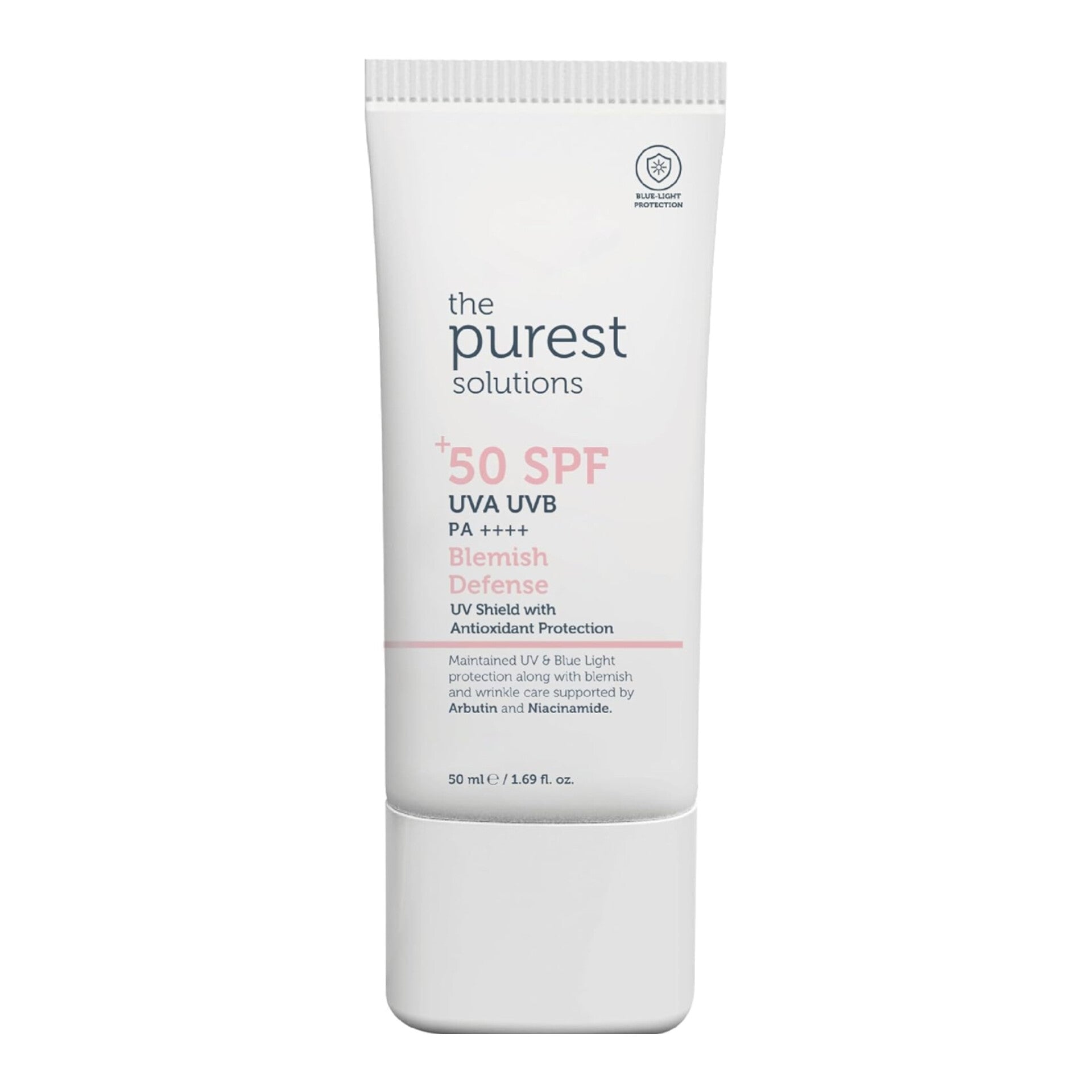 THE PUREST SOLUTIONS - Blemish Defense UVA/UVB Antioxidant Protection 50+ SPF 50ml