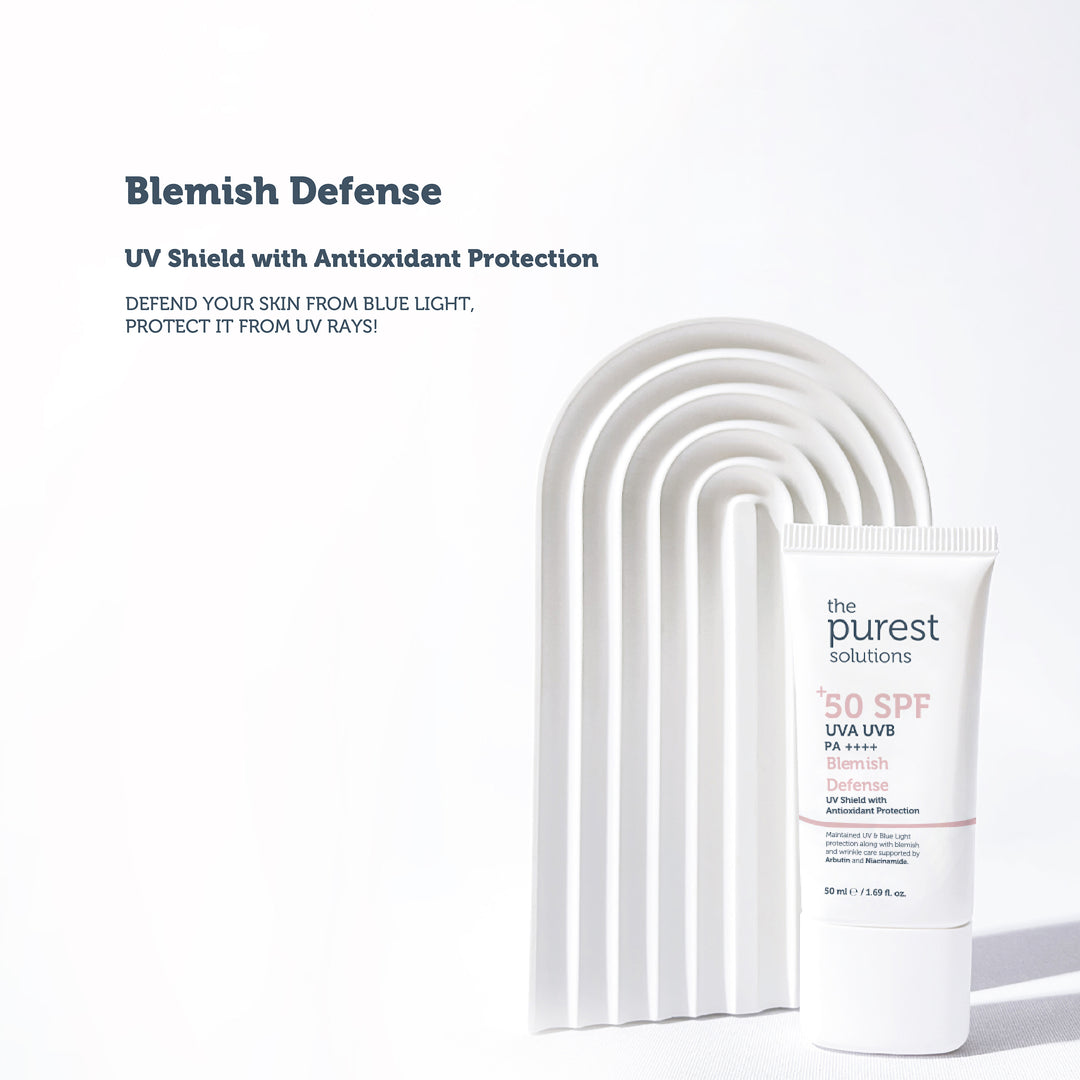 THE PUREST SOLUTIONS - Blemish Defense UVA/UVB Antioxidant Protection 50+ SPF 50ml