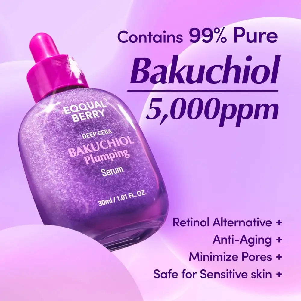 EQQUALBERRY – Bakuchiol Plumping Serum - 30ml