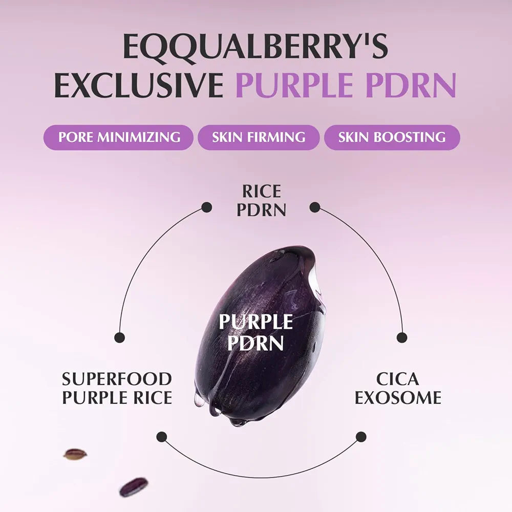 EQQUALBERRY – Purple PDRN Pore Minimizing Serum - 30ml