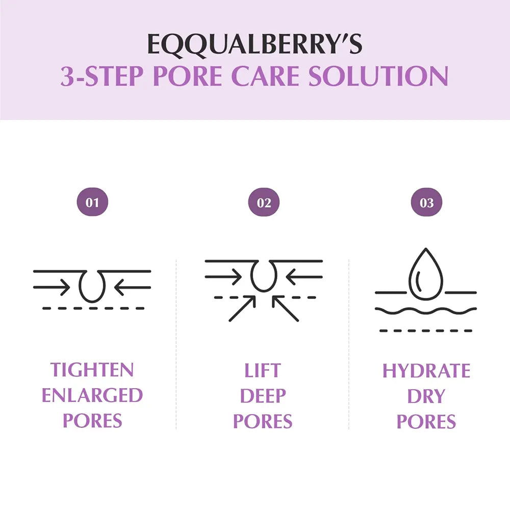 EQQUALBERRY – Purple PDRN Pore Minimizing Serum - 30ml