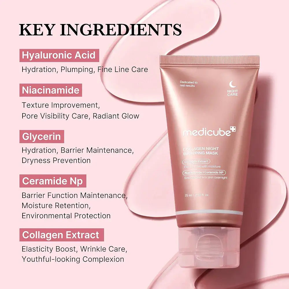 MEDICUBE - Collagen Night Wrapping Mask - 75ml
