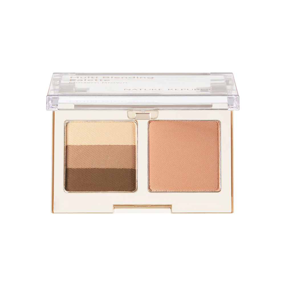NATURE REPUBLIC - Color Blossom Multi Blending Palette - réf 01 Modern Brown