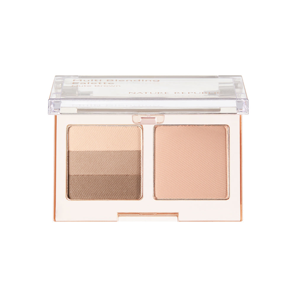NATURE REPUBLIC - Color Blossom Multi Blending Palette - réf 02 Mute Brown