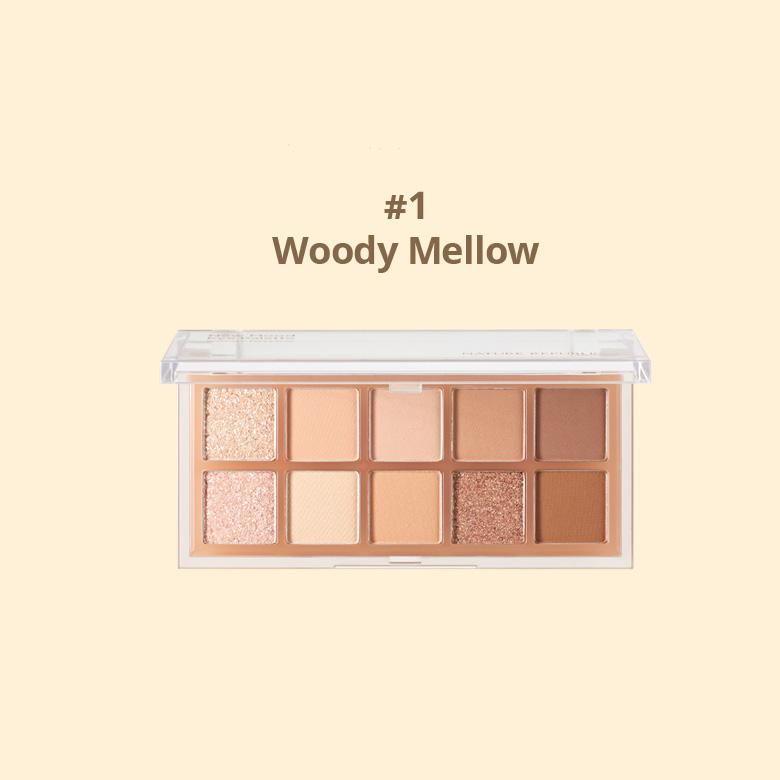 NATURE REPUBLIC - New Mood Eye Palette - réf 01 Woody Mellow