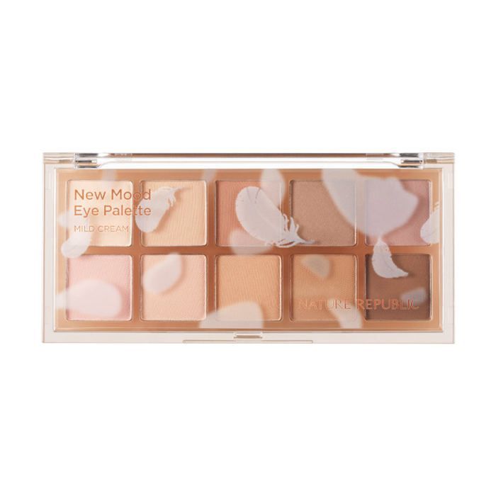 NATURE REPUBLIC - New Mood Eye Palette - réf 02 Mild Cream