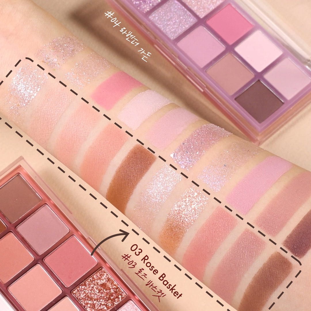 NATURE REPUBLIC - New Mood Eye Palette - réf 03 Rose Basket