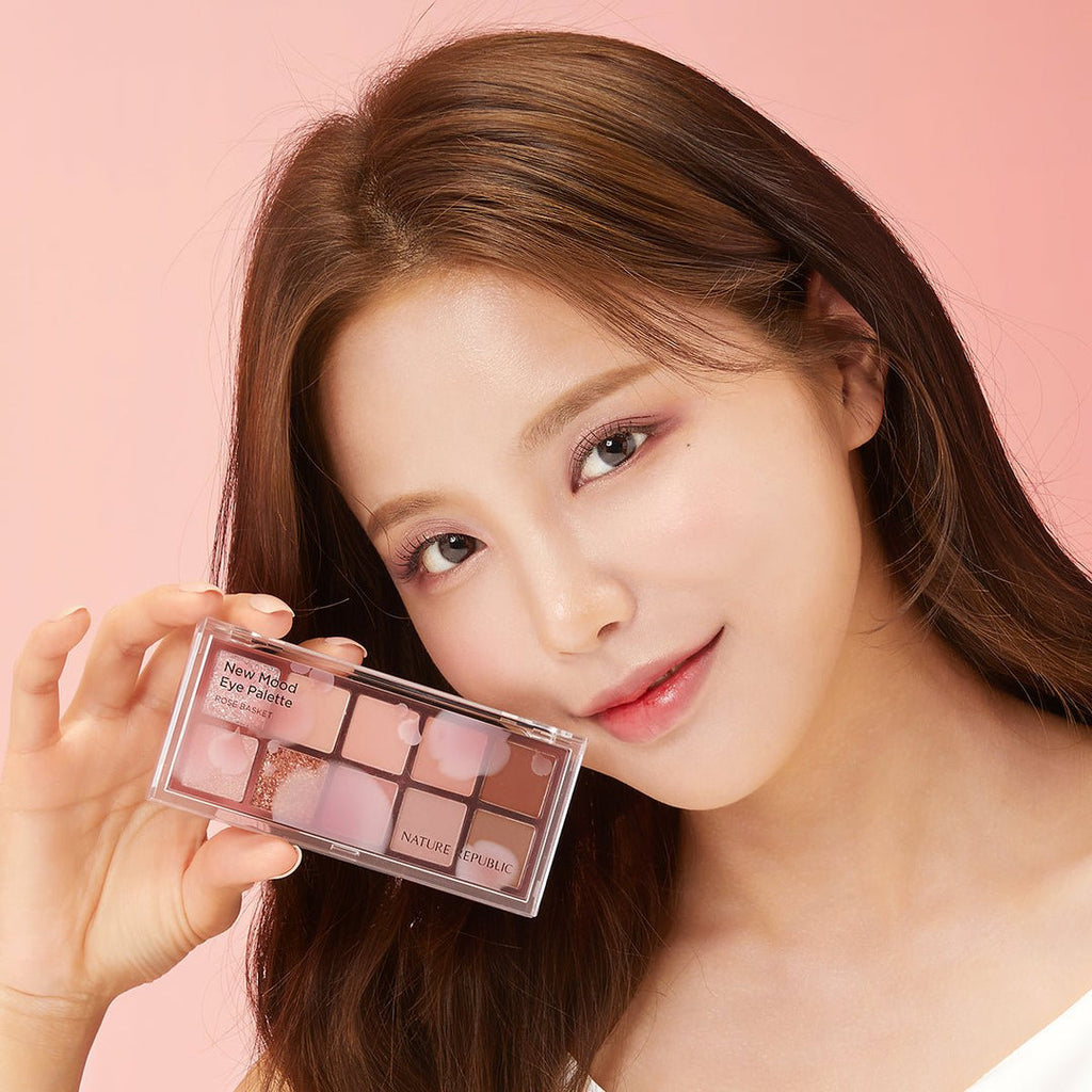 NATURE REPUBLIC - New Mood Eye Palette - réf 03 Rose Basket
