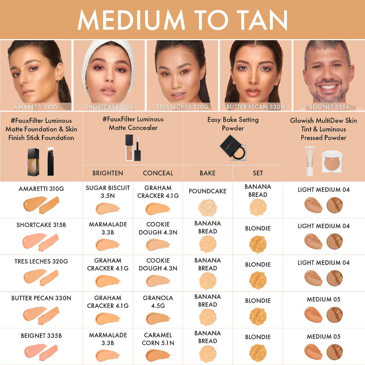 HUDA BEAUTY - Easy Bake Loose Baking & Setting Powder - Poudre Libre - réf Pound Cake