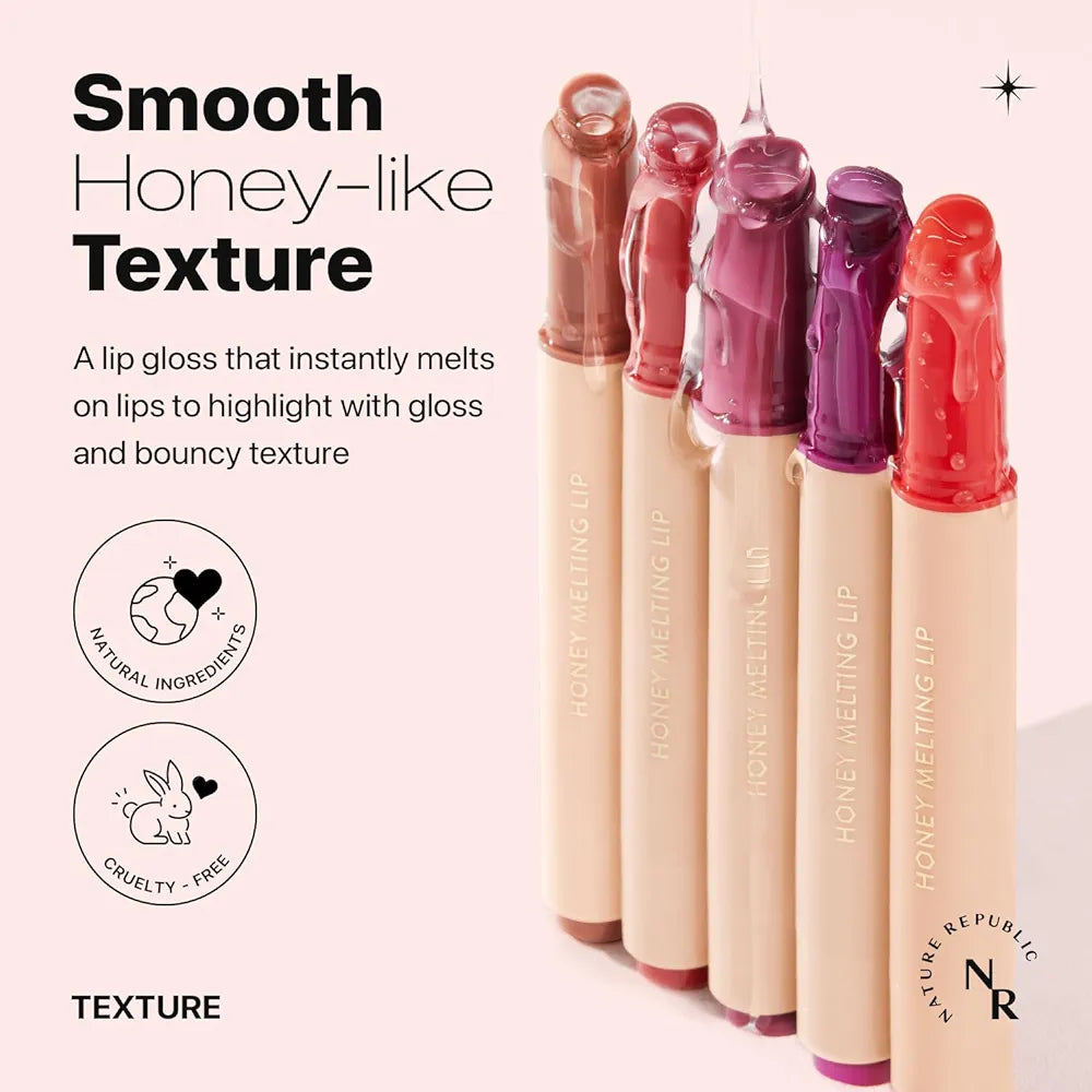 NATURE REPUBLIC - Honey Melting Lip - réf 08 Black Cherry