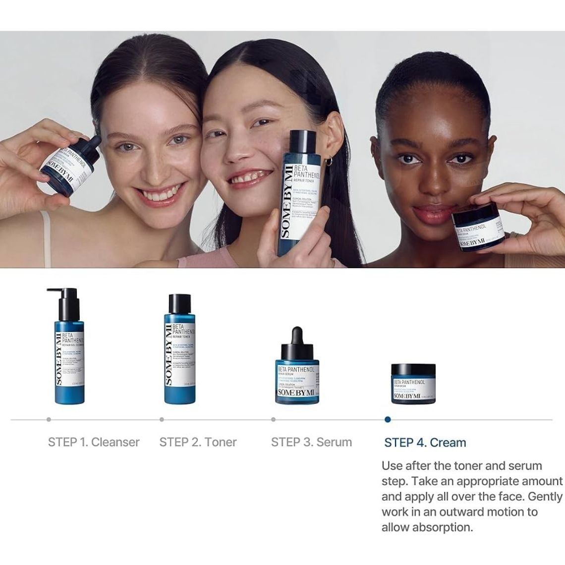 SOME BY MI - Beta Panthenol Repair Bundle Routine ( 4pcs )