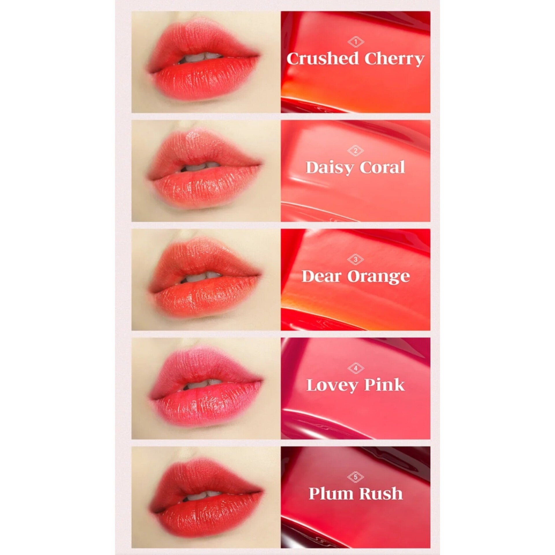 NATURE REPUBLIC - By Flower Water Gel Tint - réf 01 Crushed Cherry