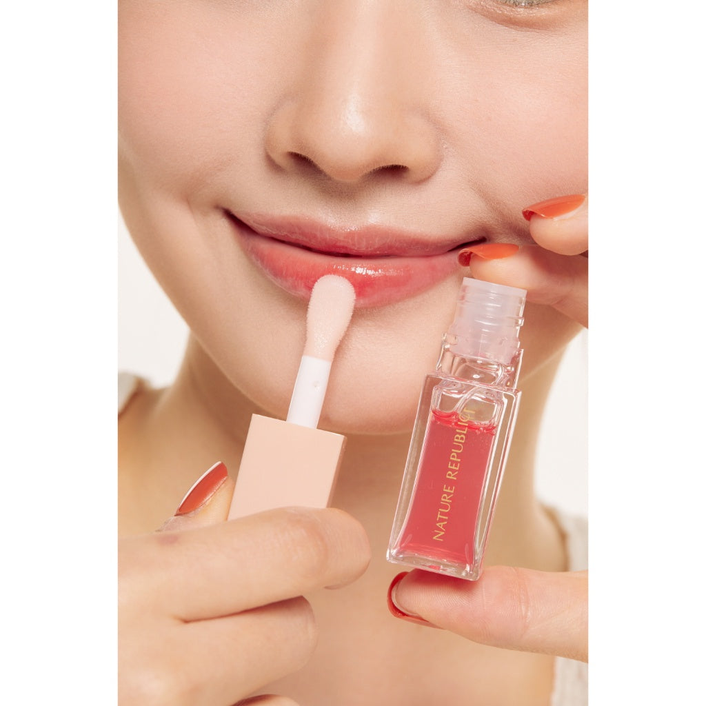 NATURE REPUBLIC - Glaze Shine Lip Oil - réf 02 Shinning Cherry