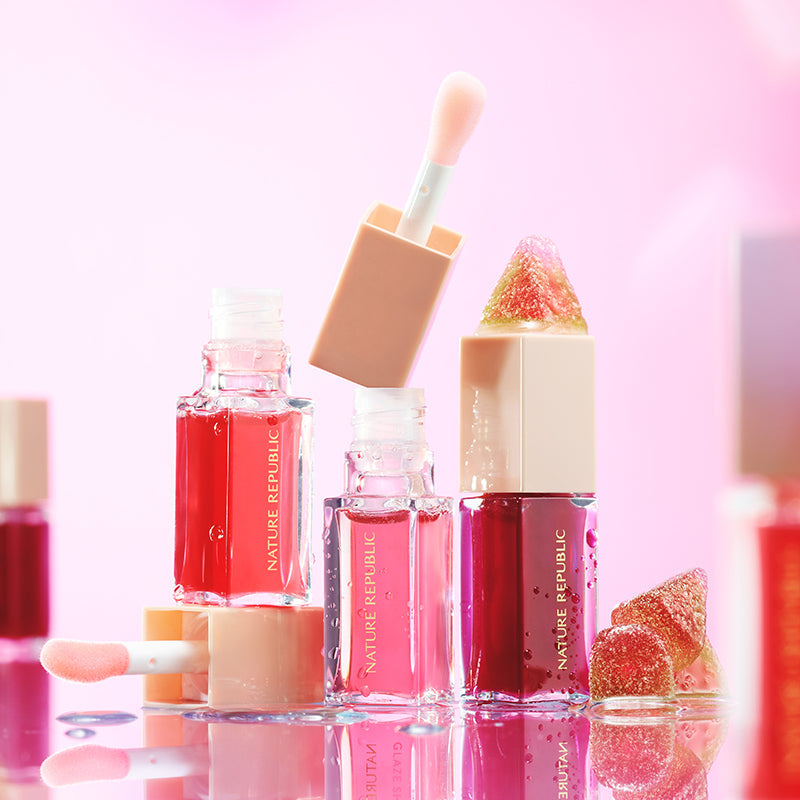 NATURE REPUBLIC - Glaze Shine Lip Oil - réf 02 Shinning Cherry