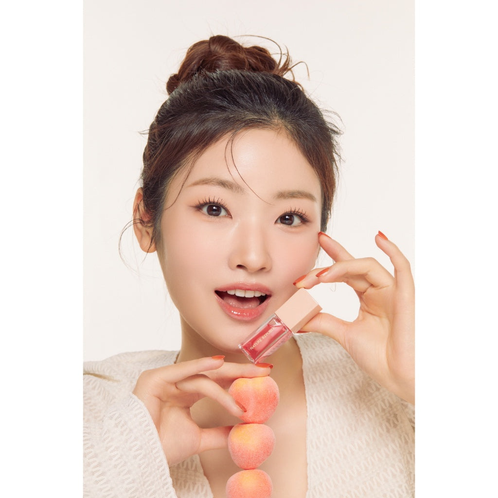 NATURE REPUBLIC - Glaze Shine Lip Oil - réf 02 Shinning Cherry