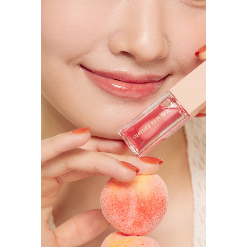 NATURE REPUBLIC - Glaze Shine Lip Oil - réf 02 Shinning Cherry