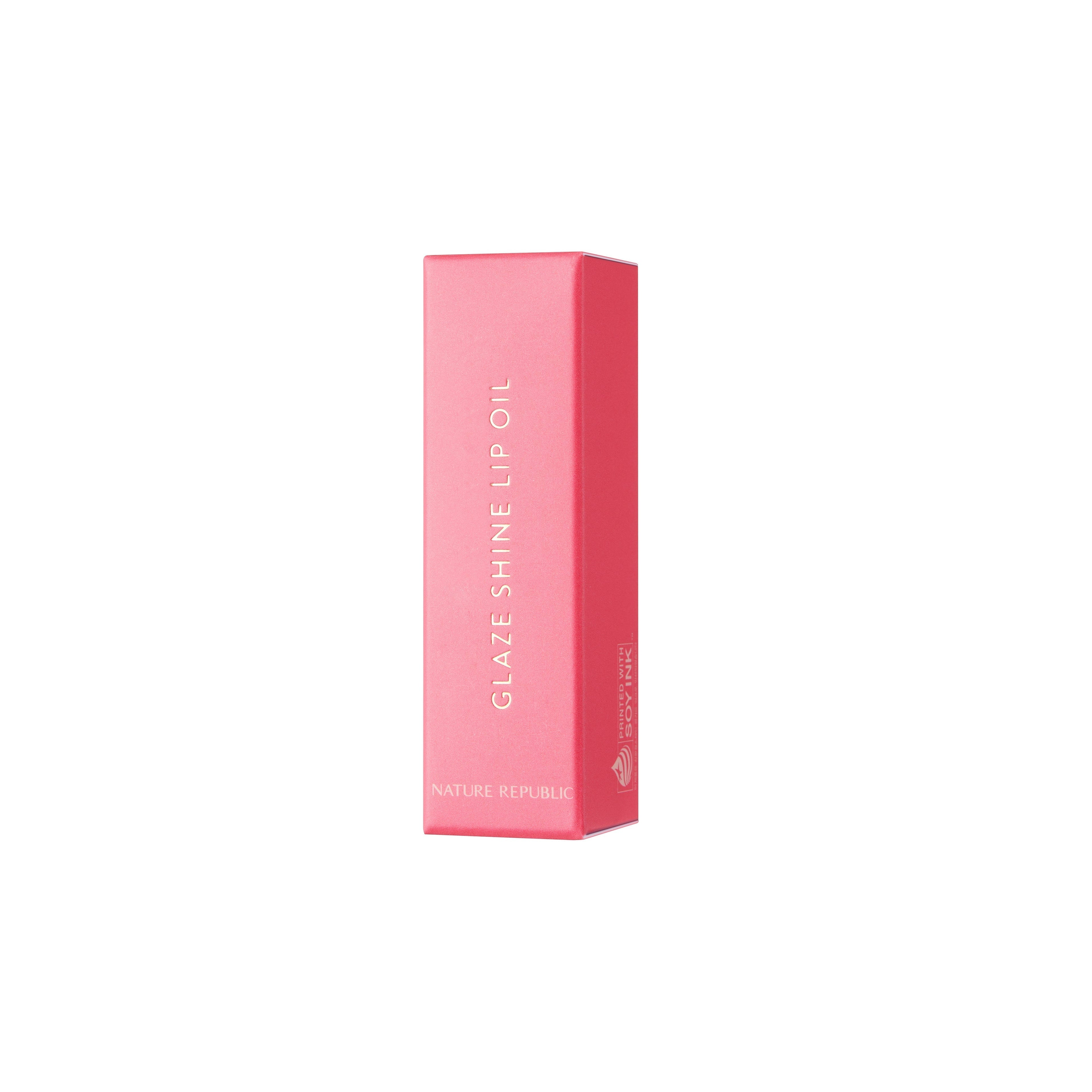 NATURE REPUBLIC - Glaze Shine Lip Oil - réf 03 Soft Berry