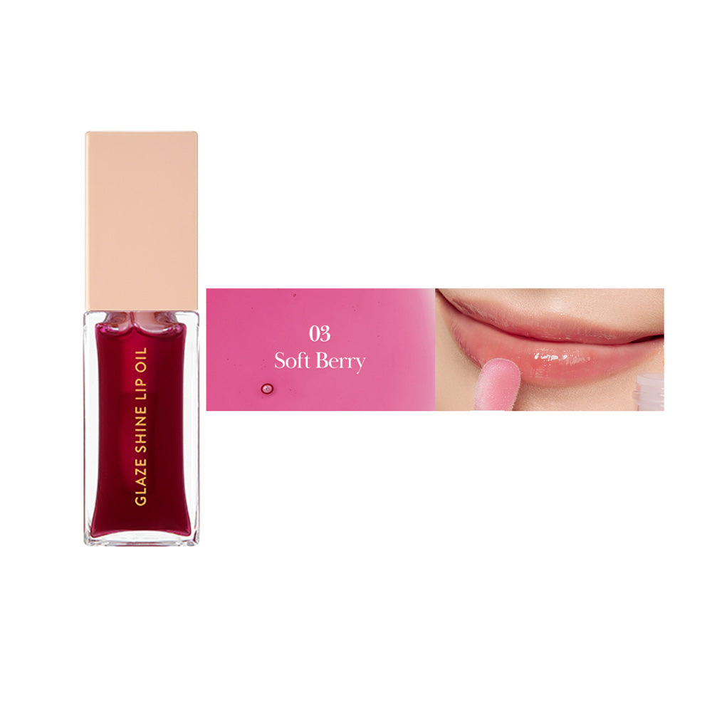 NATURE REPUBLIC - Glaze Shine Lip Oil - réf 03 Soft Berry