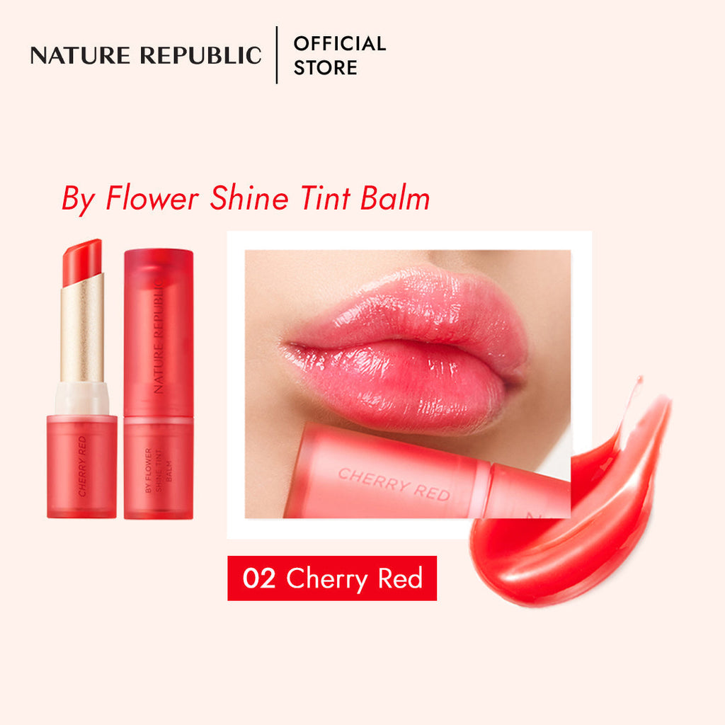 NATURE REPUBLIC - Shine Tint Balm - réf 02 Cherry Red