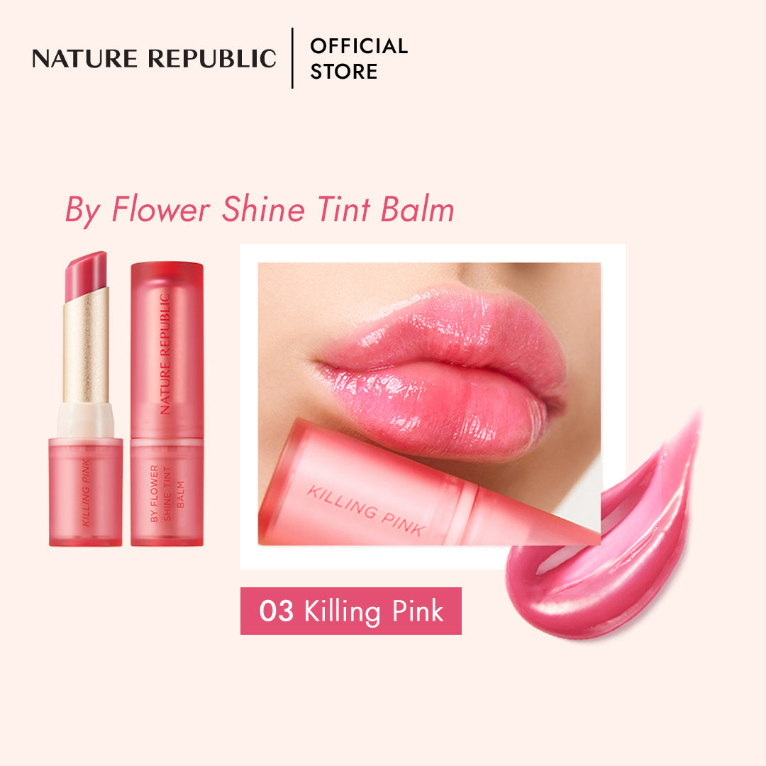 NATURE REPUBLIC - Shine Tint Balm - réf 03 Killing Pink