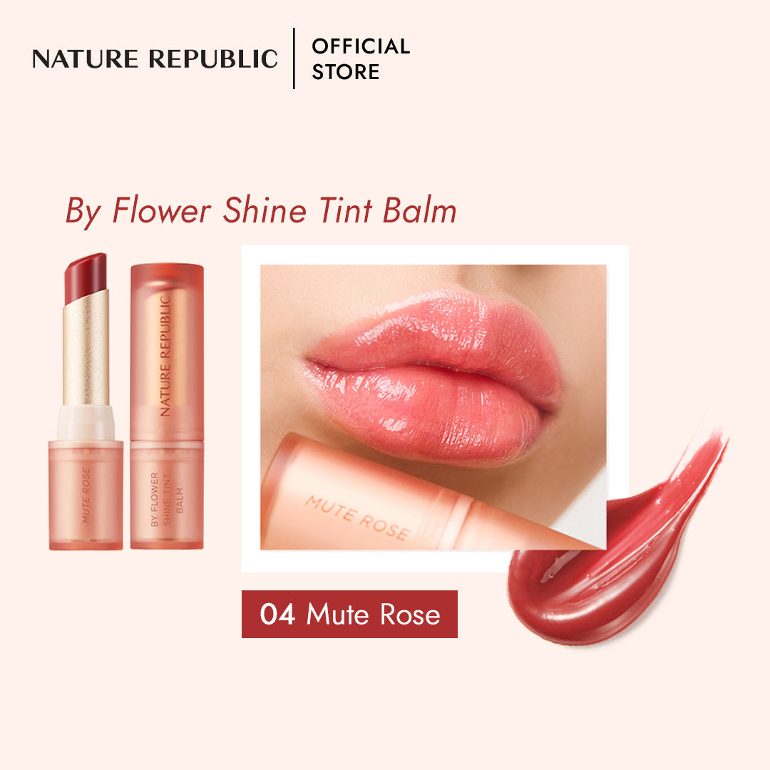 NATURE REPUBLIC - Shine Tint Balm - réf 04 Mute Rose