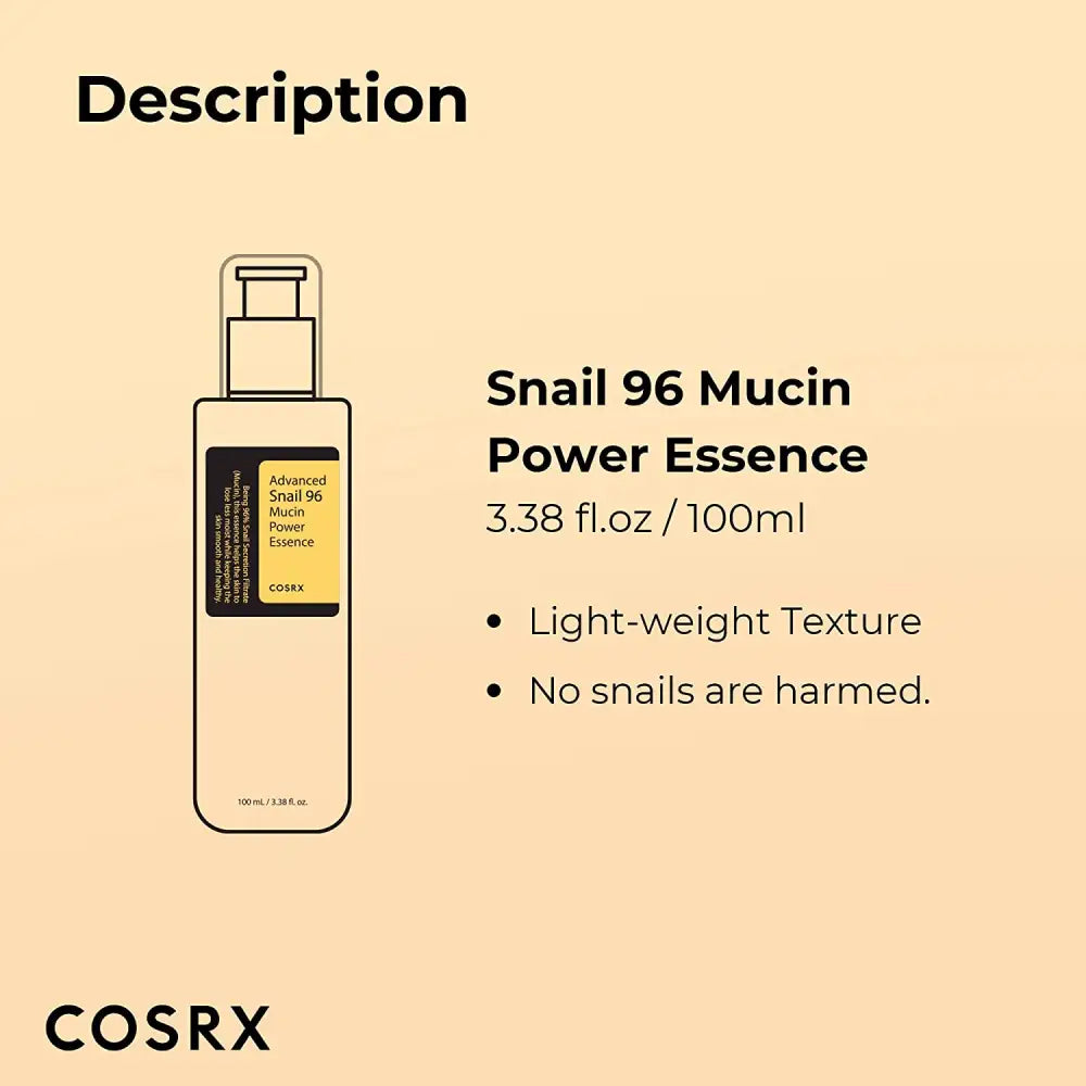 COSRX - Crème tout en un à l'escargot - Advanced Snail 92 all in one - 100g