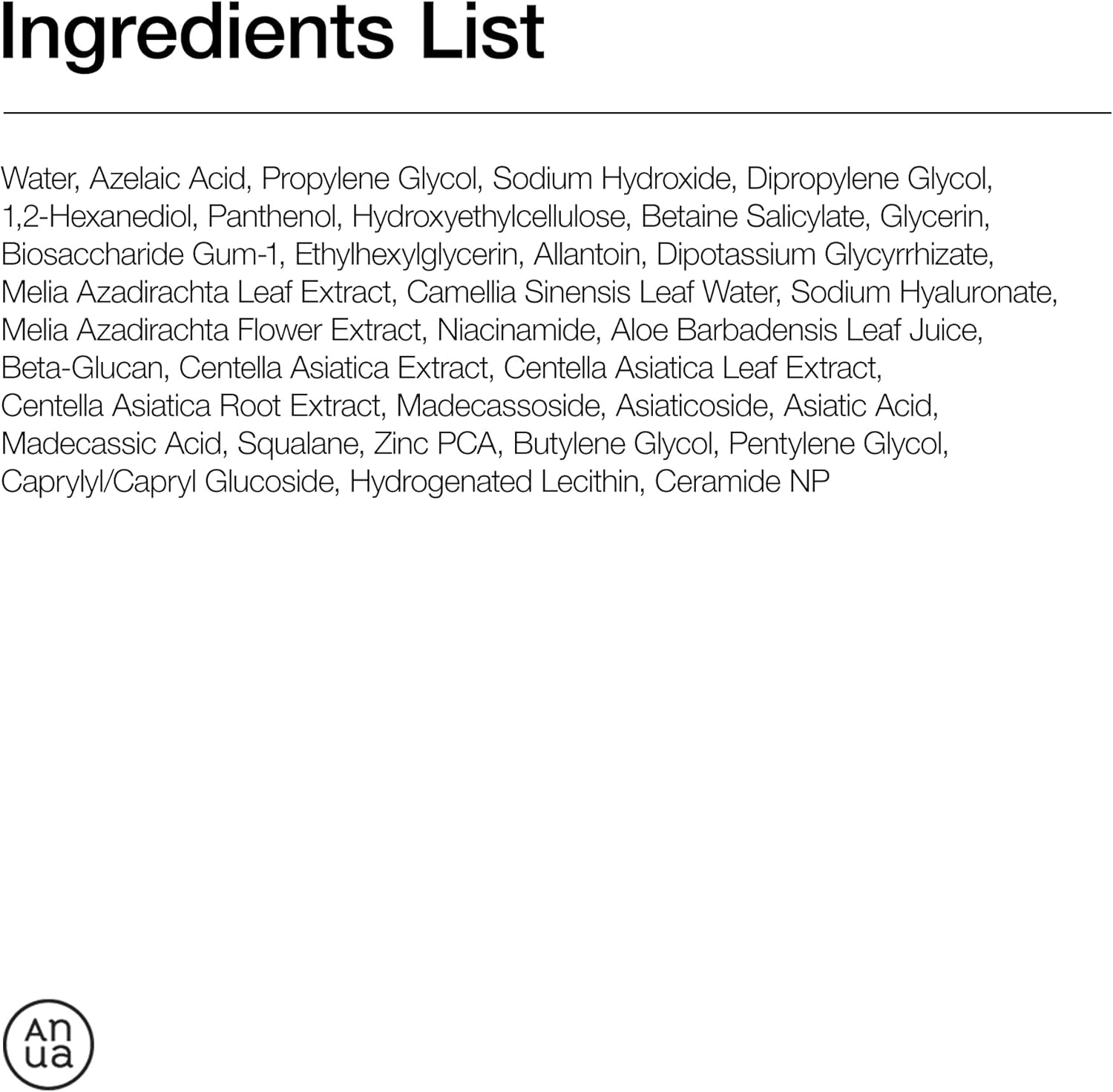 ANUA - Azelaic Acid 10+ Hyaluron - 30ml