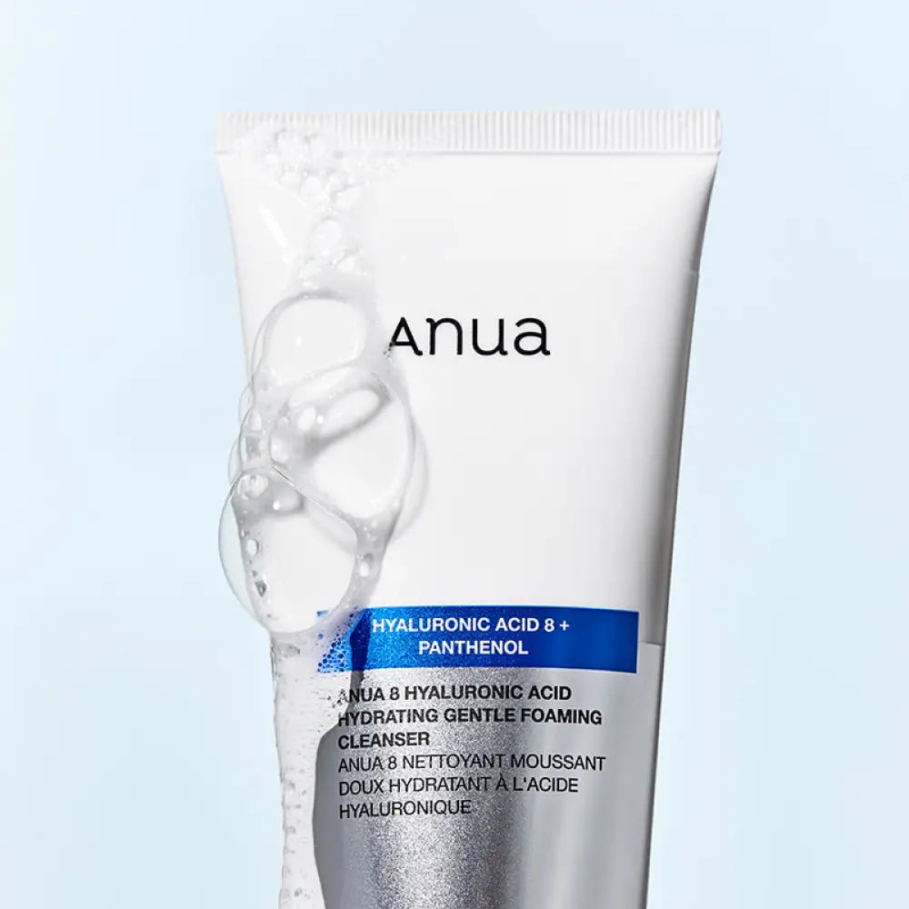 ANUA - DUO Double Cleansing 8 Hyaluronic Acid Foaming Cleanser + Heartleaf Pore Control Cleansing Oil Sensitive Skin - 150ml