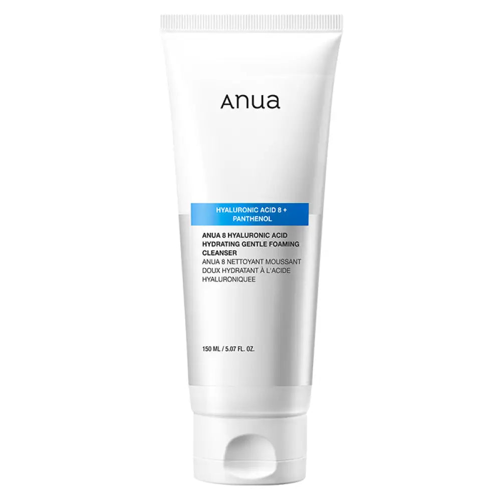 ANUA - DUO Double Cleansing 8 Hyaluronic Acid Foaming Cleanser + Heartleaf Pore Control Cleansing Oil Sensitive Skin - 150ml