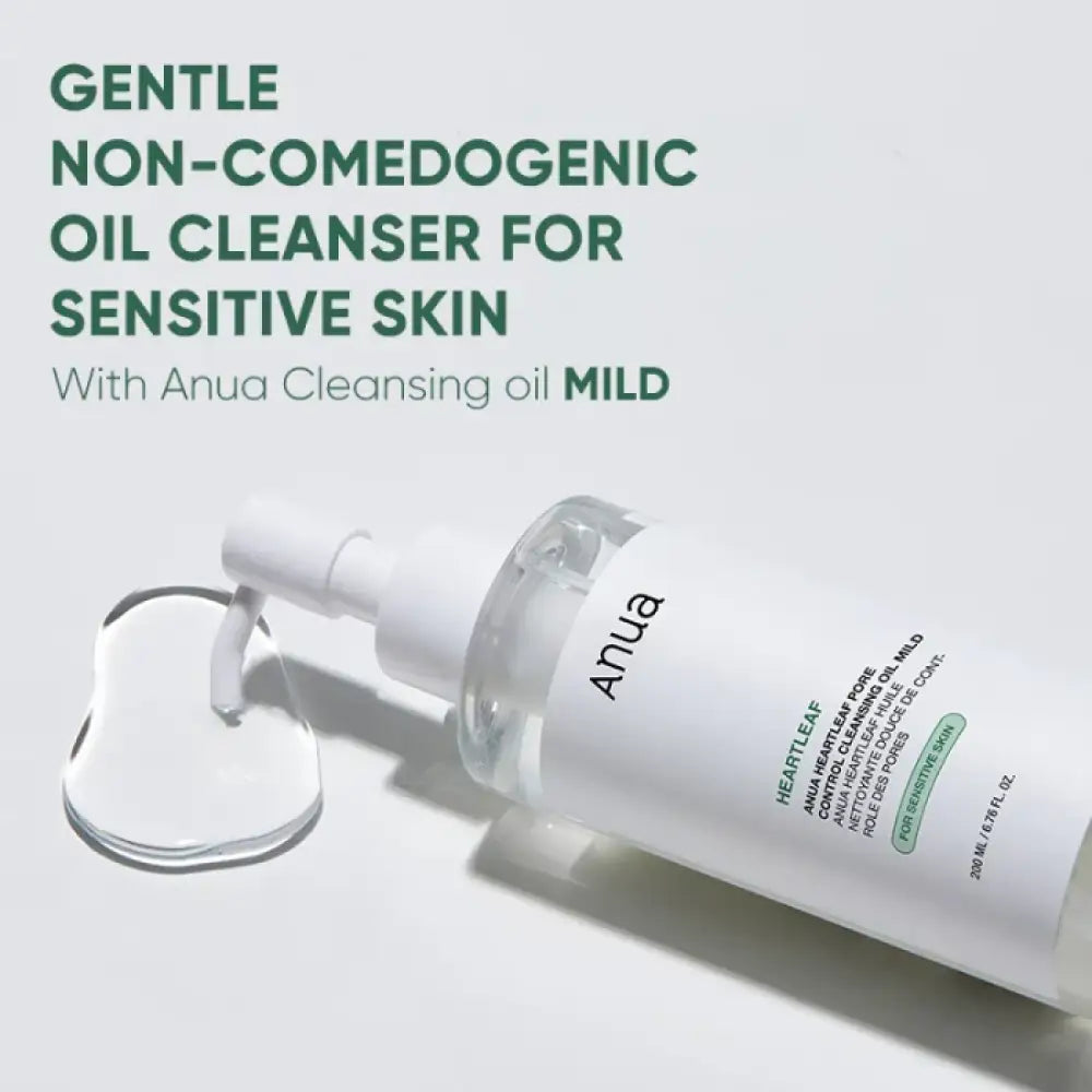 ANUA - Heartleaf Pore Control Cleansing Oil MILD for Sensitive Skin - 200ml