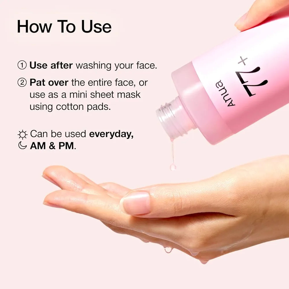 ANUA - Peach 77% Niacine Essence Toner - 250ml