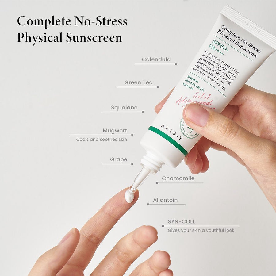 AXIS-Y - Complete No-Stress Physical Sunscreen SPF 50+ - 50ml