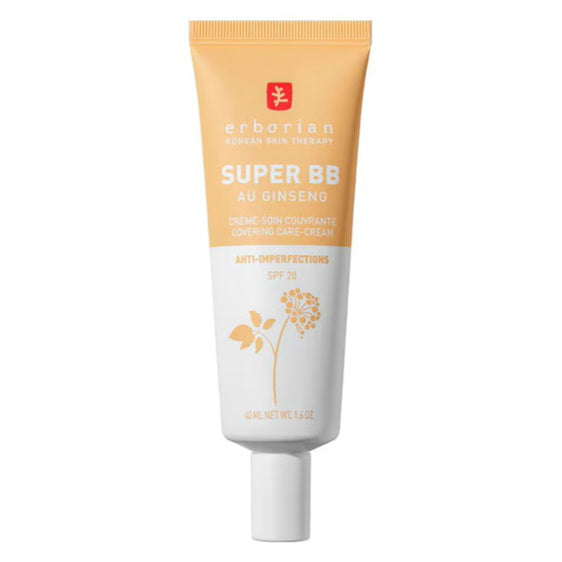 ERBORIAN - Super BB - BB crème couvrante au Ginseng anti-imperfections SPF20 - réf Nude - 40ml