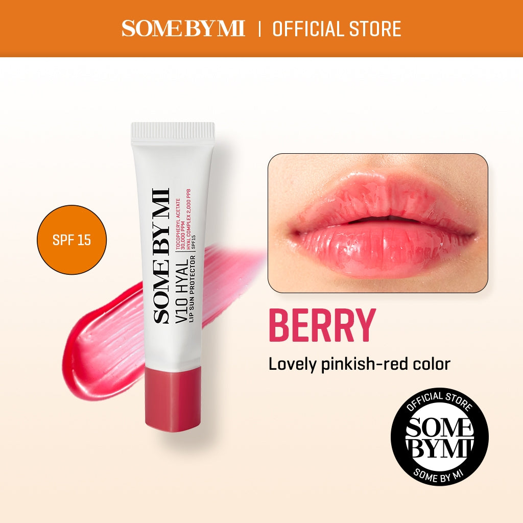 SOME BY MI - V10 Hyal Lip Sun Protector SPF15 - réf Berry 7ml