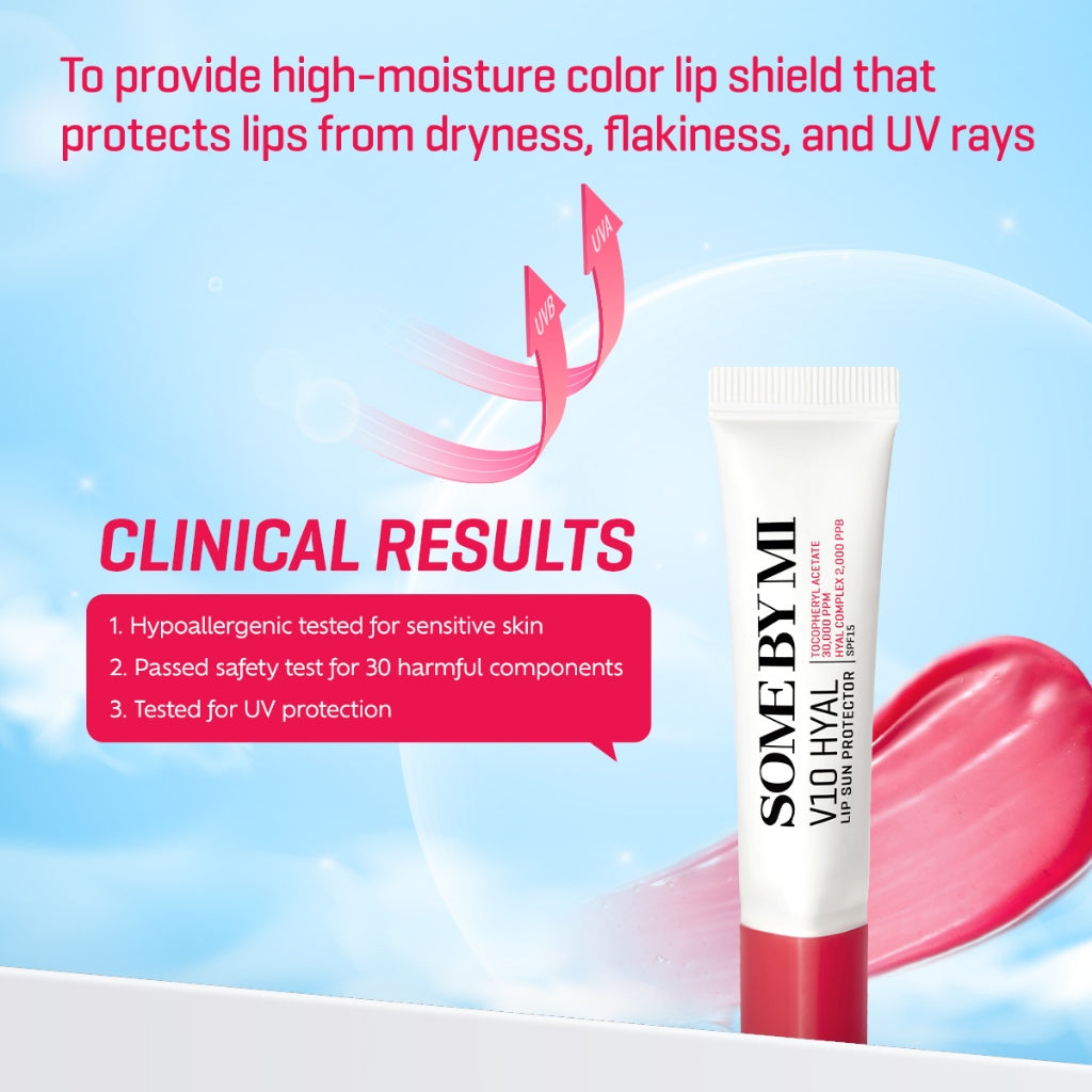 SOME BY MI - V10 Hyal Lip Sun Protector SPF15 - réf Berry 7ml
