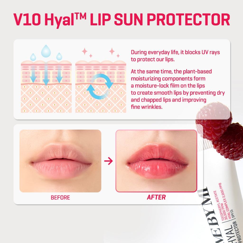 SOME BY MI - V10 Hyal Lip Sun Protector SPF15 - réf Berry 7ml