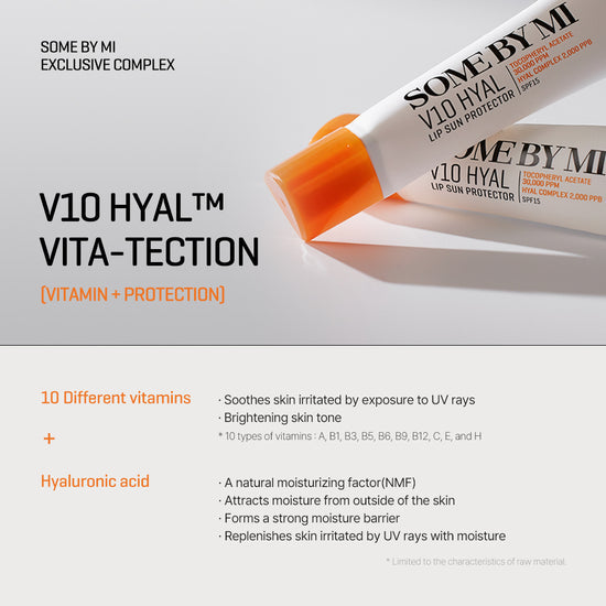 SOME BY MI - V10 Hyal Lip Sun Protector SPF15 - réf Clear 7ml